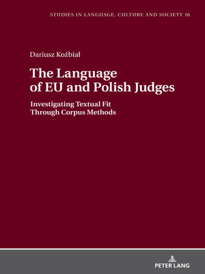 cover image of The Language of EU and Polish Judges